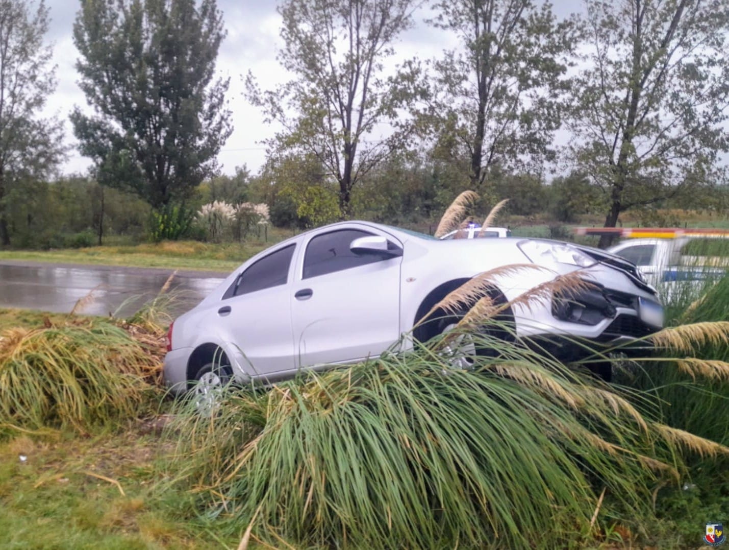 accidente autopista lluvia