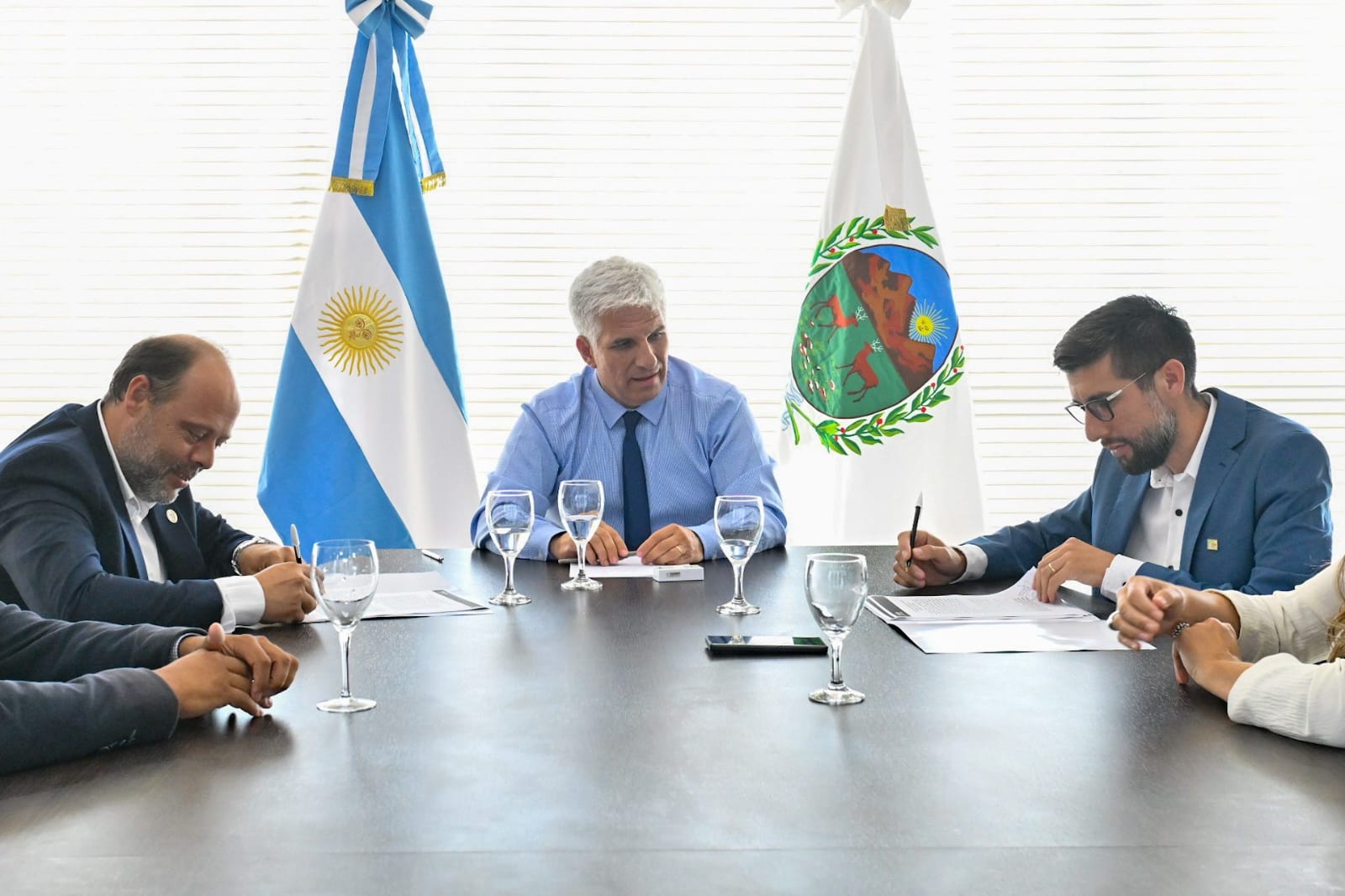 Leonardo Rodríguezintendente de Merlo Claudio Poggi