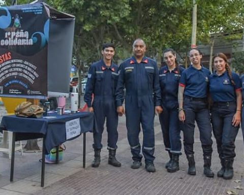 Peña solidaria Villa Mercedes Bomberos Voluntarios El Fortín