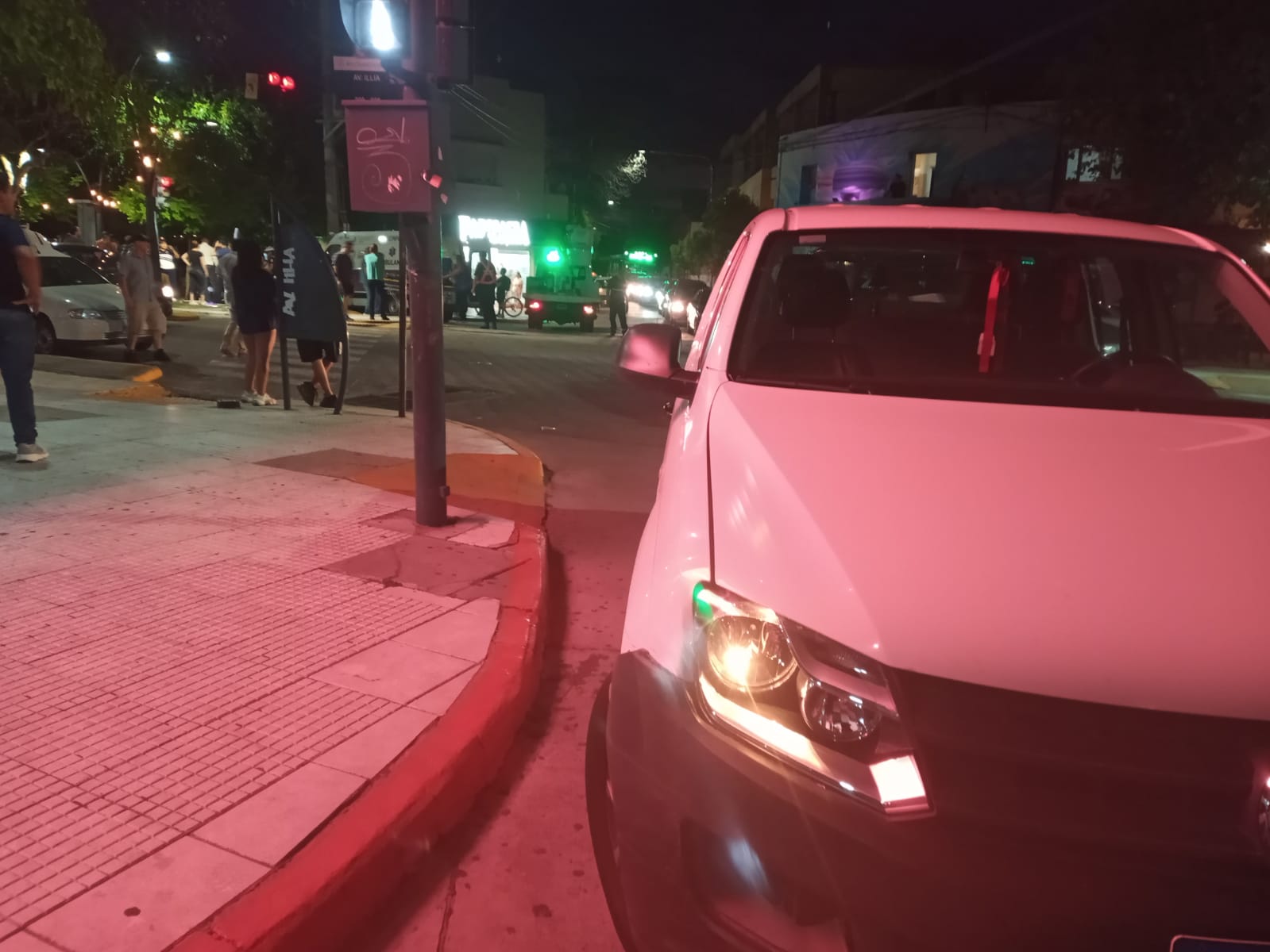 accidente San Luis Moto camioneta