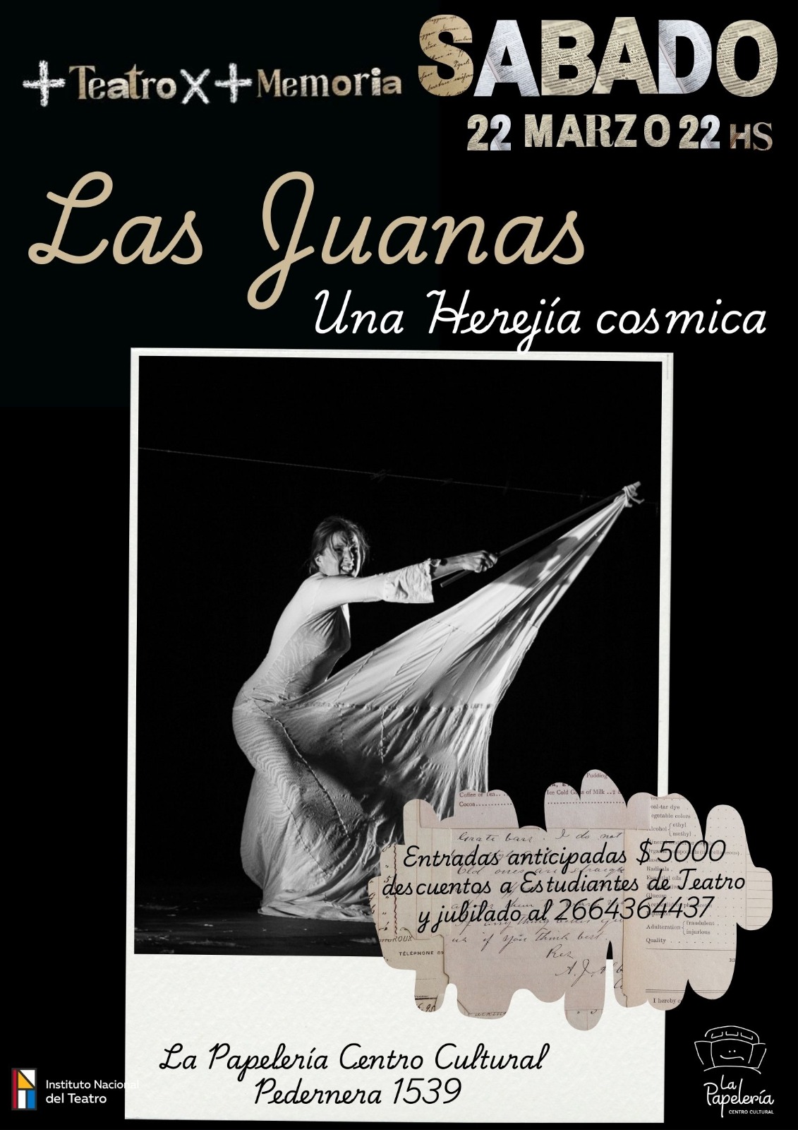Teatro por la Memoria Las Juanas La papelería