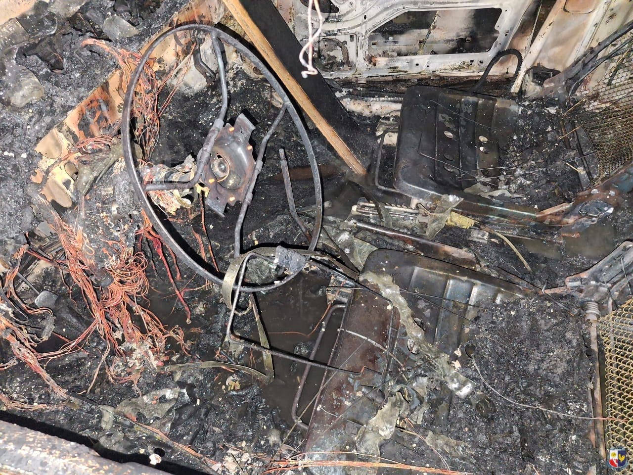 Ruinas del Regatta. Fotos: Policía de San Luis.