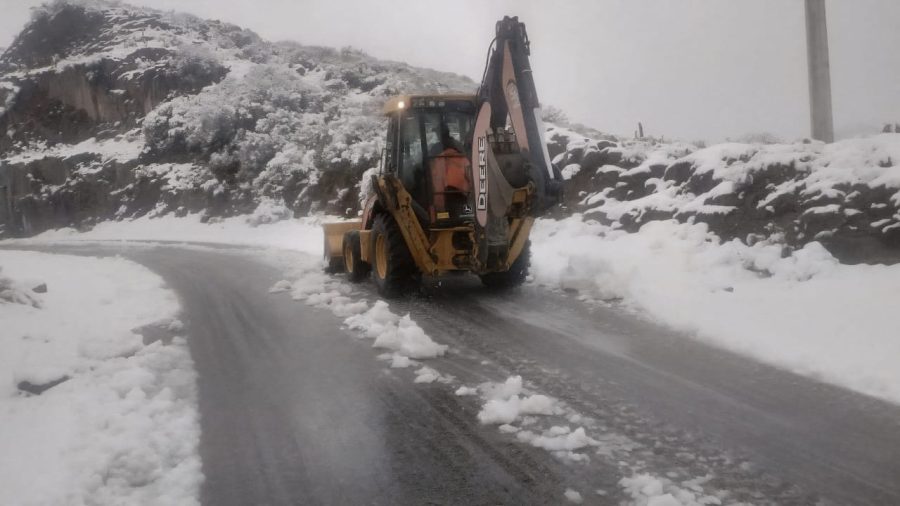 Hay cinco cortes de rutas tras el temporal de lluvia y nieve en la ...