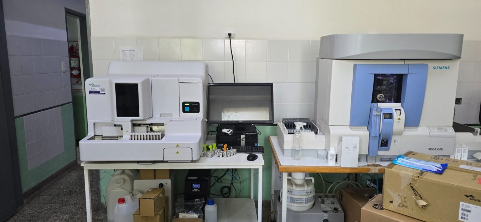 El Policlínico Regional de Villa Mercedes incorporó equipamiento de alta complejidad para estudios de coagulación.