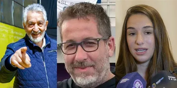 Alberto, Micky y Cintia