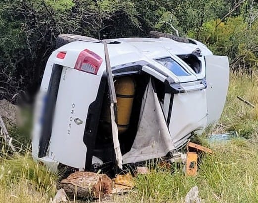 Herido por vuelco en Suyuque 1